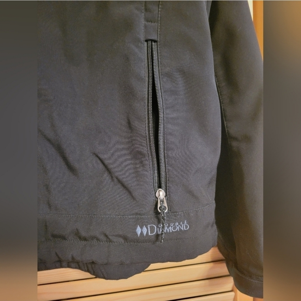 Black Diamond Men’s Jacket medium fleece lined softshell warm black‎ - Picture 2 of 11